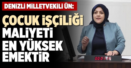 ÇOCUK İŞÇİLİĞİ MALİYETİ EN YÜKSEK EMEKTİR