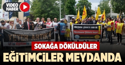 DENİZLİ'DE EĞİTİMCİLER MEYDANDA