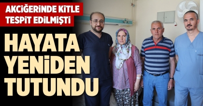 HAYATA YENİDEN TUTUNDU