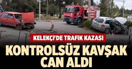 KELEKÇİ'DE TRAFİK KAZASI