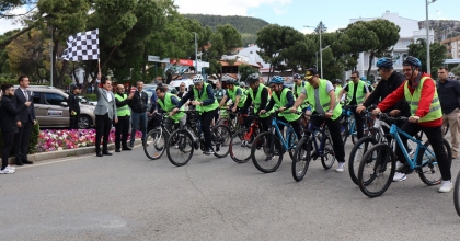 MUĞLA'DA SAĞLIKLI YAŞAM İÇİN PEDAL ÇEVİRDİLER