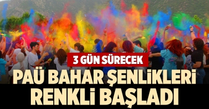 PAÜ’DE BAHAR ŞENLİKLERİ BAŞLADI