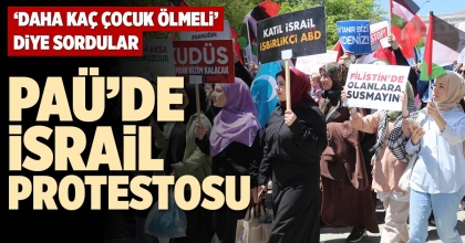 PAÜ’DE İSRAİL PROTESTOSU