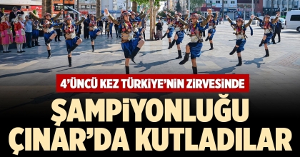 ŞAMPİYONLUĞU ÇINAR’DA KUTLADILAR