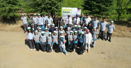 SARIGÖL ORMANLARINDAN 3 TON ÇÖP TOPLANDI  