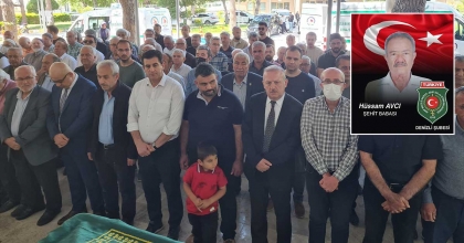 ŞEHİT BABASI HÜSSAM AVCI TOPRAĞA VERİLDİ