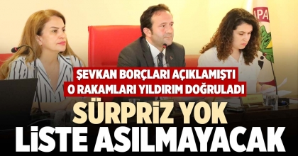 SÜRPRİZ YOK LİSTE ASILMAYACAK
