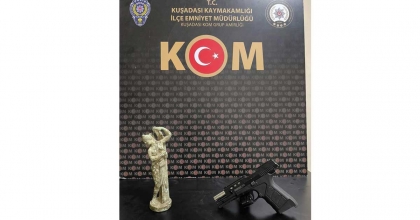 TARİHİ ESER OPERASYONUNDA AFRODİT HEYKELİ ELE GEÇİRİLDİ