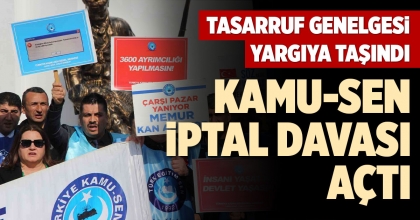 TASARRUF GENELGESİ YARGIYA TAŞINDI