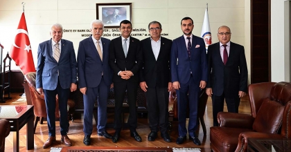 TİCARET BORSASI BELEDİYE BAŞKANLARINI ZİYARET ETTİ