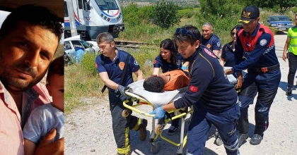 TREN OTOMOBİLE ÇARPTI: 1 ÖLÜ  