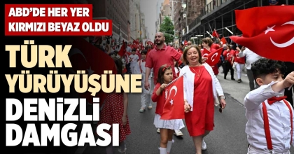 TÜRK YÜRÜYÜŞÜNE DENİZLİ DAMGASI