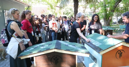 ÜÇ ÜLKEDEN ÖĞRENCİLER O TESİSİ İNCELEDİ