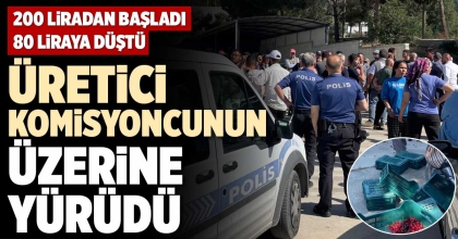 ÜRETİCİ KOMİSYONCUNUN ÜZERİNE YÜRÜDÜ
