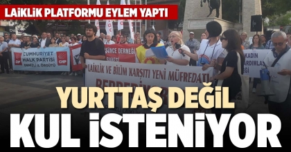 YURTTAŞ DEĞİL KUL İSTENİYOR