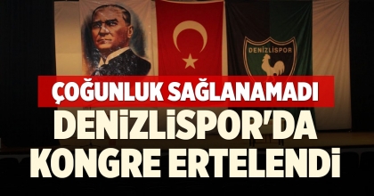 DENİZLİSPOR'DA KONGRE ERTELENDİ