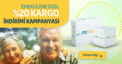 PTT'DEN EMEKLİLERE YÜZDE 20 İNDİRİM