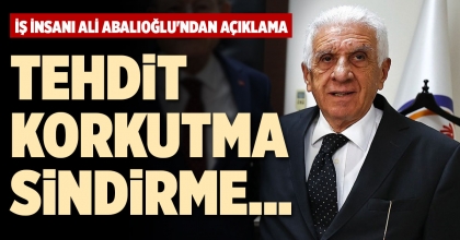 TEHDİT, KORKUTMA, SİNDİRME…