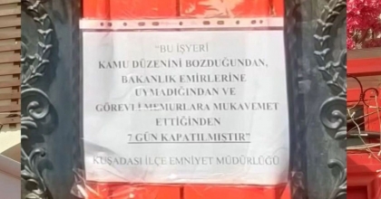 ÇALIŞANLARININ POLİSE MUKAVEMET GÖSTERDİĞİ İŞ YERİ MÜHÜRLENDİ 