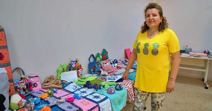 ATIK KUMAŞLARDAN YENİ ÜRÜN ORTAYA ÇIKARIYORLAR 