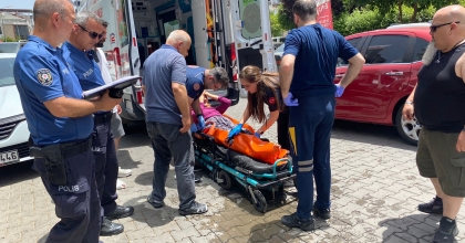 YAŞLI KADIN BALKONDAN DÜŞTÜ