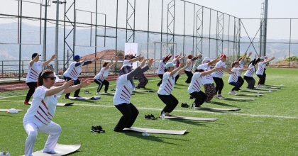 KADINLARDAN SPOR ETKİNLİKLERİNE YOĞUN İLGİ