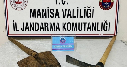 MANİSA’DA DEFİNECİLERE SUÇÜSTÜ