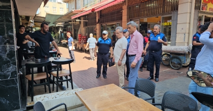 BAŞKAN TETİK’TEN SOKAK VE CADDELERDE İŞGALİYE DENETİMİ 