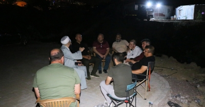 KUR'AN KURSU İNŞAATININ YIKIMINA KARŞI NÖBET