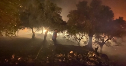 SULTANHİSAR'DAKİ YANGIN BÜYÜK ÖLÇÜDE KONTROL ALTINA ALINDI  