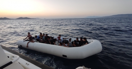 BODRUM’DA 31 DÜZENSİZ GÖÇMEN KURTARILDI  