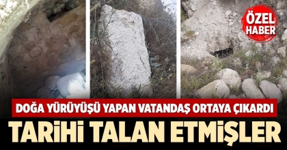 BAKLAN'DA TARİHİ TALAN ETMİŞLER