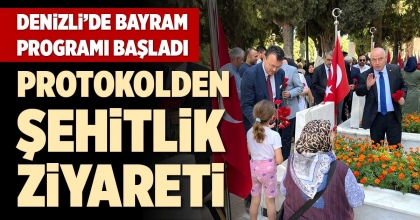 DENİZLİ’DE BAYRAM PROGRAMI BAŞLADI