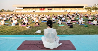 DENİZLİ’DE DÜNYA YOGA GÜNÜ KUTLANDI