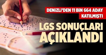 DENİZLİ’DEN 11 BİN 664 ADAY KATILMIŞTI