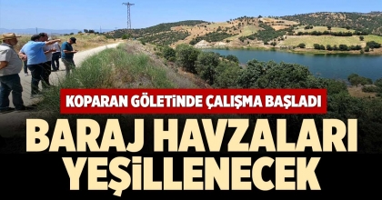 KOPARAN GÖLETİNDE ÇALIŞMA BAŞLADI