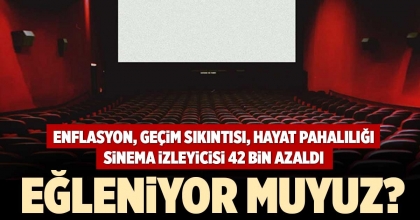 SİNEMA İZLEYİCİSİ 42 BİN AZALDI