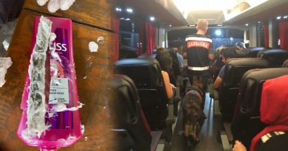 UYUŞTURUCUYU ŞAMPUAN KUTUSUNA SAKLAMIŞ