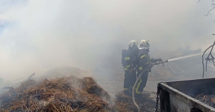 DENİZLİ’DE 2 KATLI BİNA KÜLE DÖNDÜ