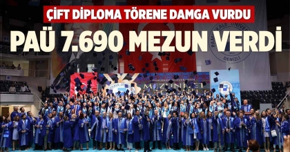 PAÜ 7.690 MEZUN VERDİ 