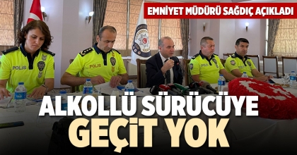 ALKOLLÜ SÜRÜCÜYE GEÇİT YOK