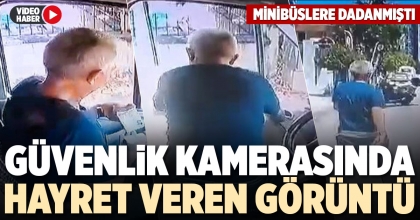 GÜVENLİK KAMERASINDA HAYRET VEREN GÖRÜNTÜ