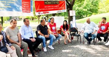 EĞİTİM İŞ MESLEK NÖBETİ BAŞLATTI