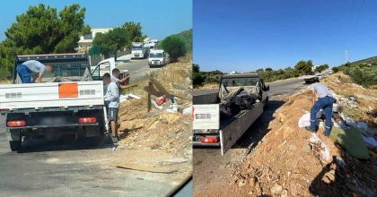 ATTIKLARI ÇÖPLERİ GERİ TOPLADILAR