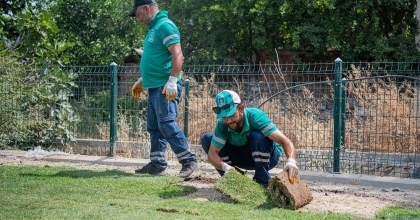 KİRAZLI MAHALLESİ YENİ YEŞİL ALANA KAVUŞUYOR  