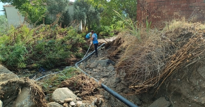BOZDOĞAN'DA SELİN İZLERİ HIZLA SİLİNİYOR  