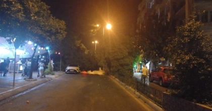 AYDIN'DA DEVRİLEN ARAÇ PARK HALİNDEKİ OTOMOBİLE ZARAR VERDİ  