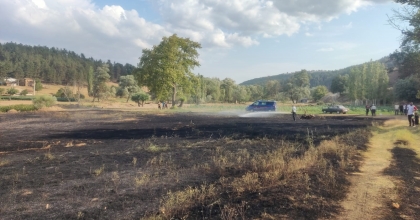MANGAL ATEŞİ 2 DÖNÜM EKİLİ ALANI YAKTI