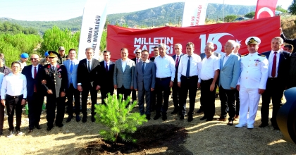 MUĞLA'DA 15 TEMMUZ DEMOKRASİ ŞEHİTLERİ ANILDI   