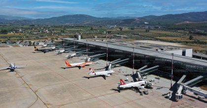 MİLAS-BODRUM HAVALİMANI 1 MİLYON 574 BİN YOLCUYA HİZMET VERDİ   